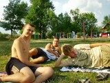 Boys on the beach